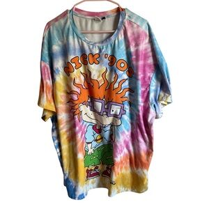 Nickelodeon 90s Tie-Dye Graphic Tee